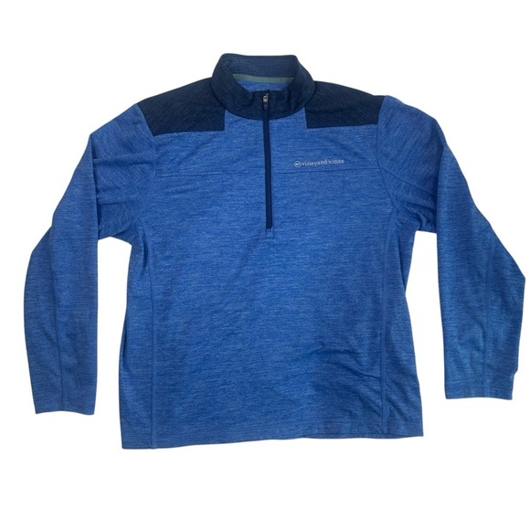 Vineyard Vines Other - Vineyard Vines Men’s Performance 1/2 Zip Pullover – Blue – Size Large